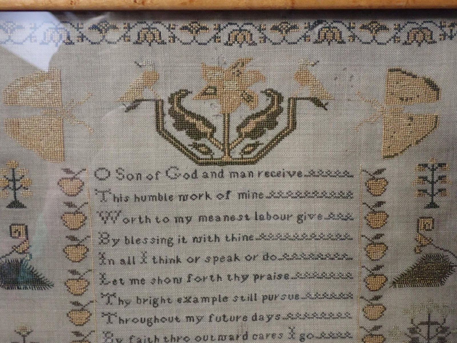 1832 Caroline Besant Sampler - 5
