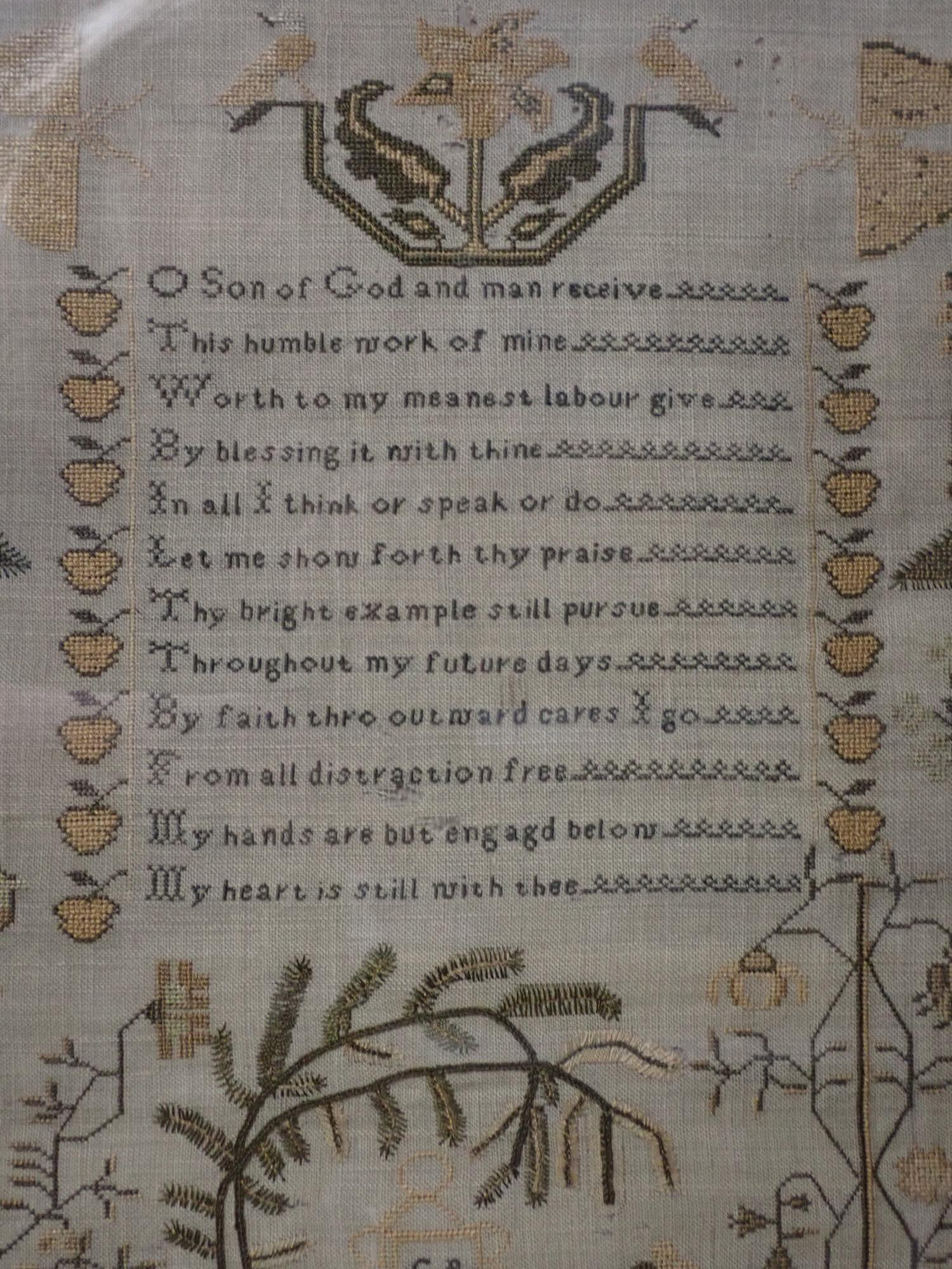 1832 Caroline Besant Sampler - 6