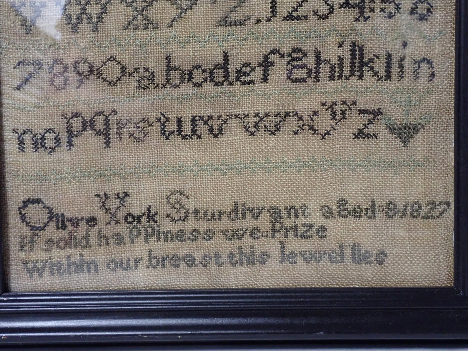 1827 Olive York Sturdivant Sampler - 3