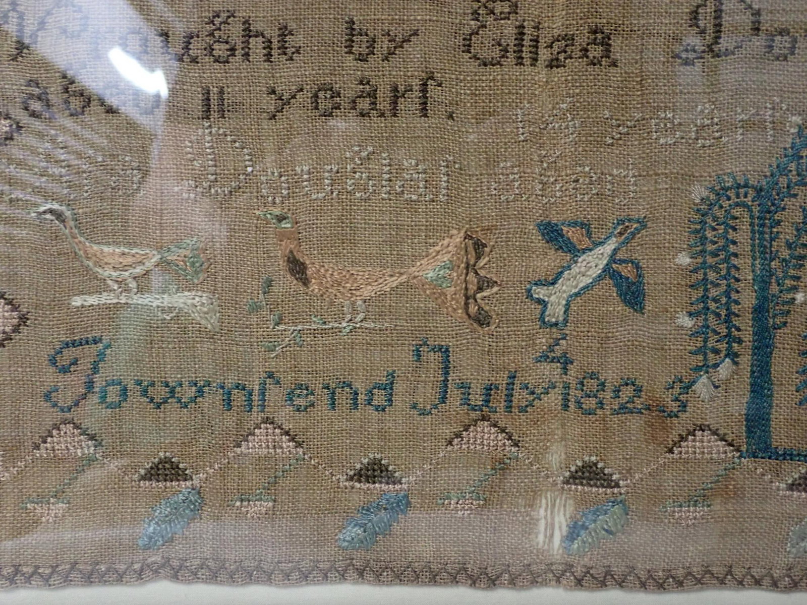 1823 Eliza Douglas Sampler - 2