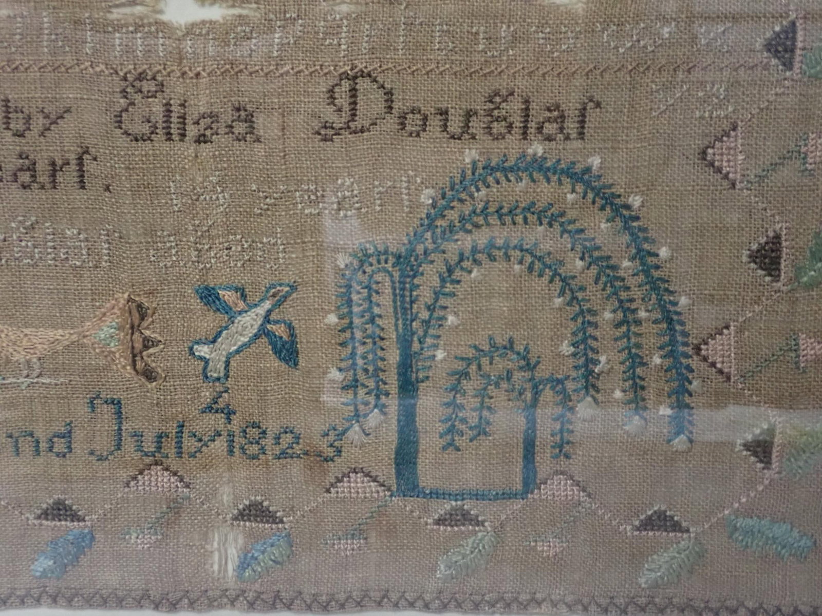 1823 Eliza Douglas Sampler - 3
