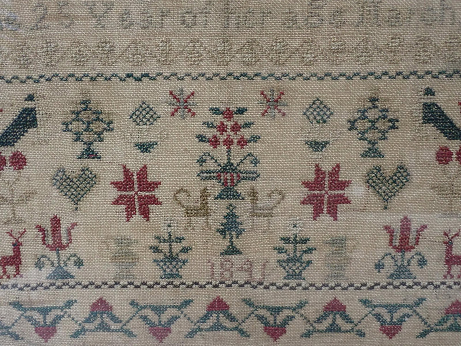 1841 Cecilla Smith Sampler - 2