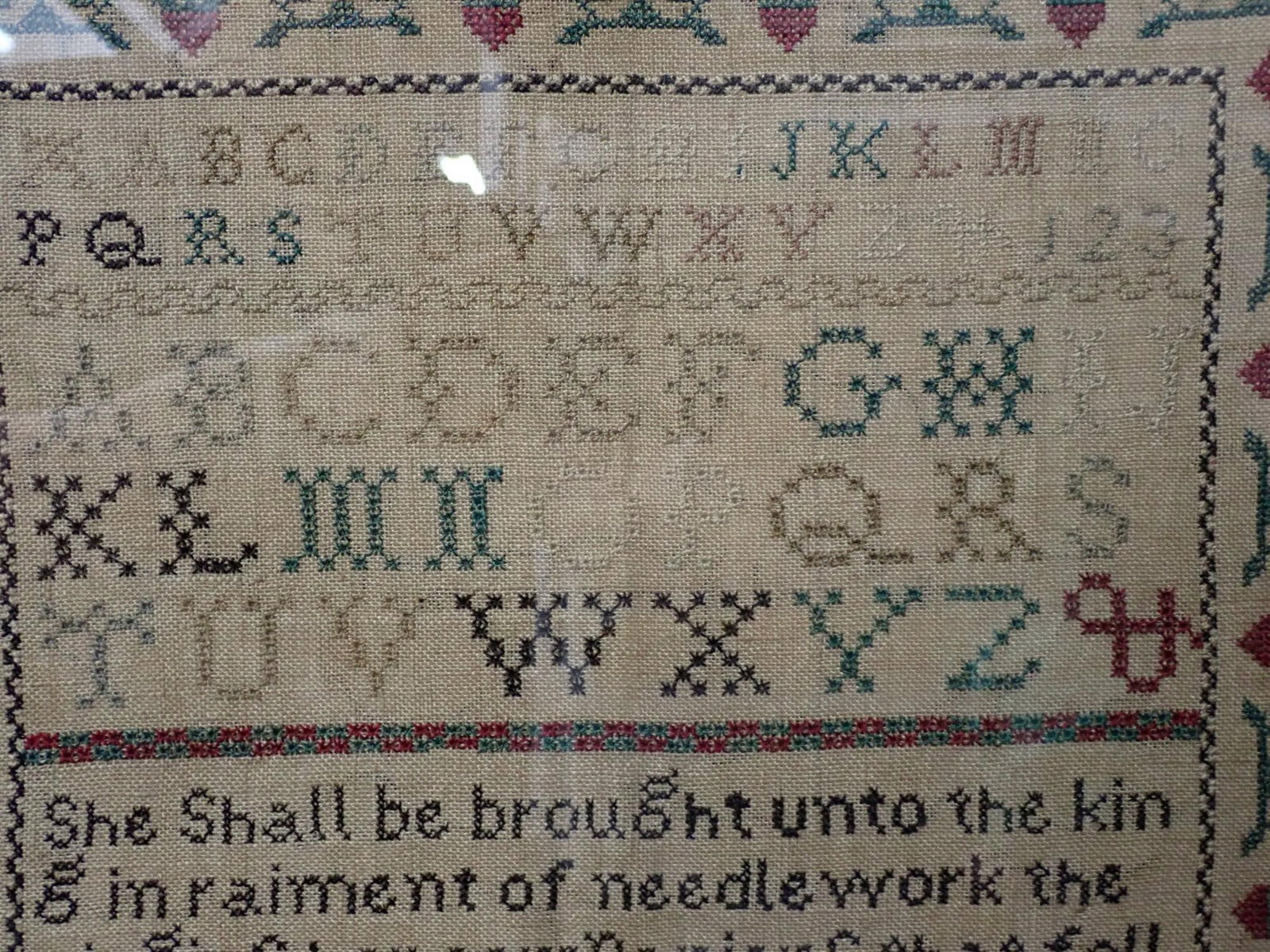 1841 Cecilla Smith Sampler - 4
