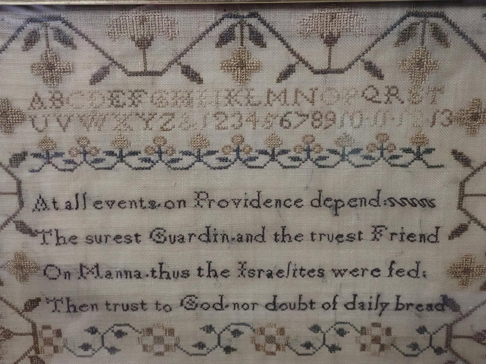 1818 Maria Mason Sampler - 4