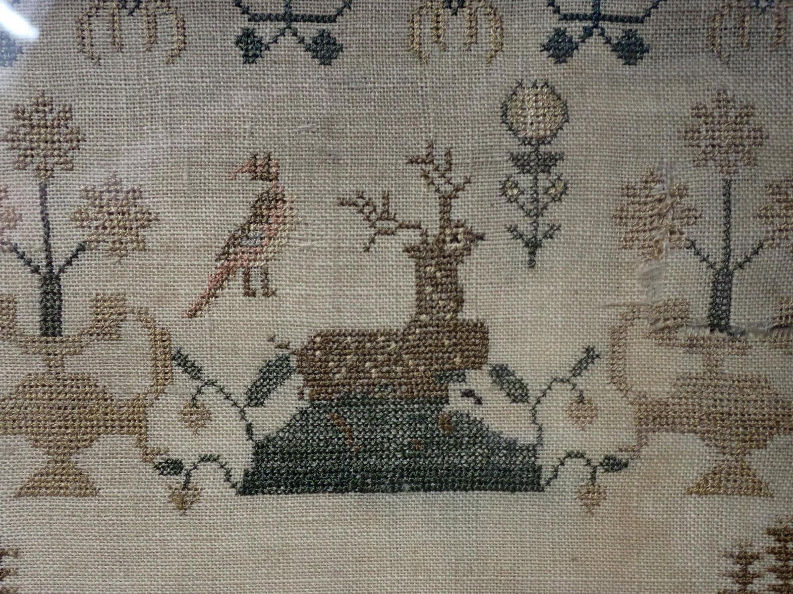 1840 Elizabeth Woods Sampler - 5