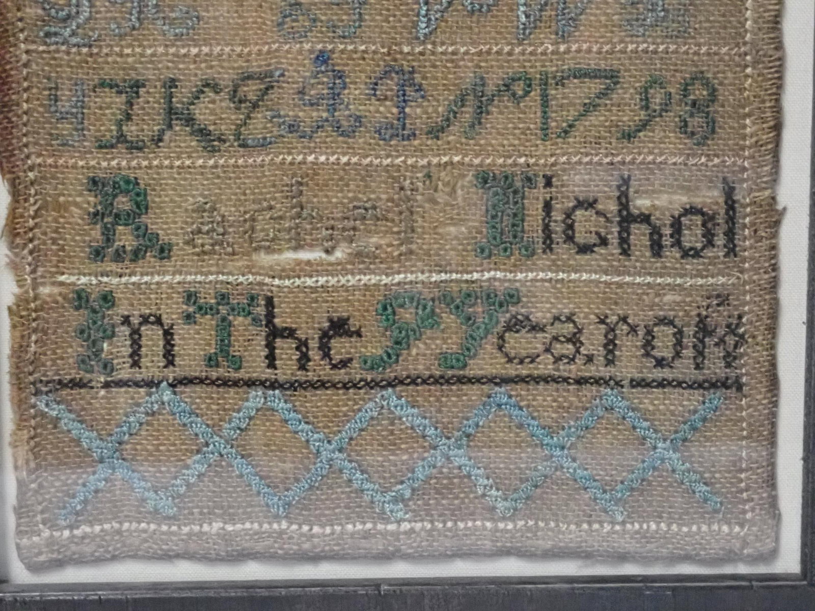 1798 Rachel Nichol Sampler - 4