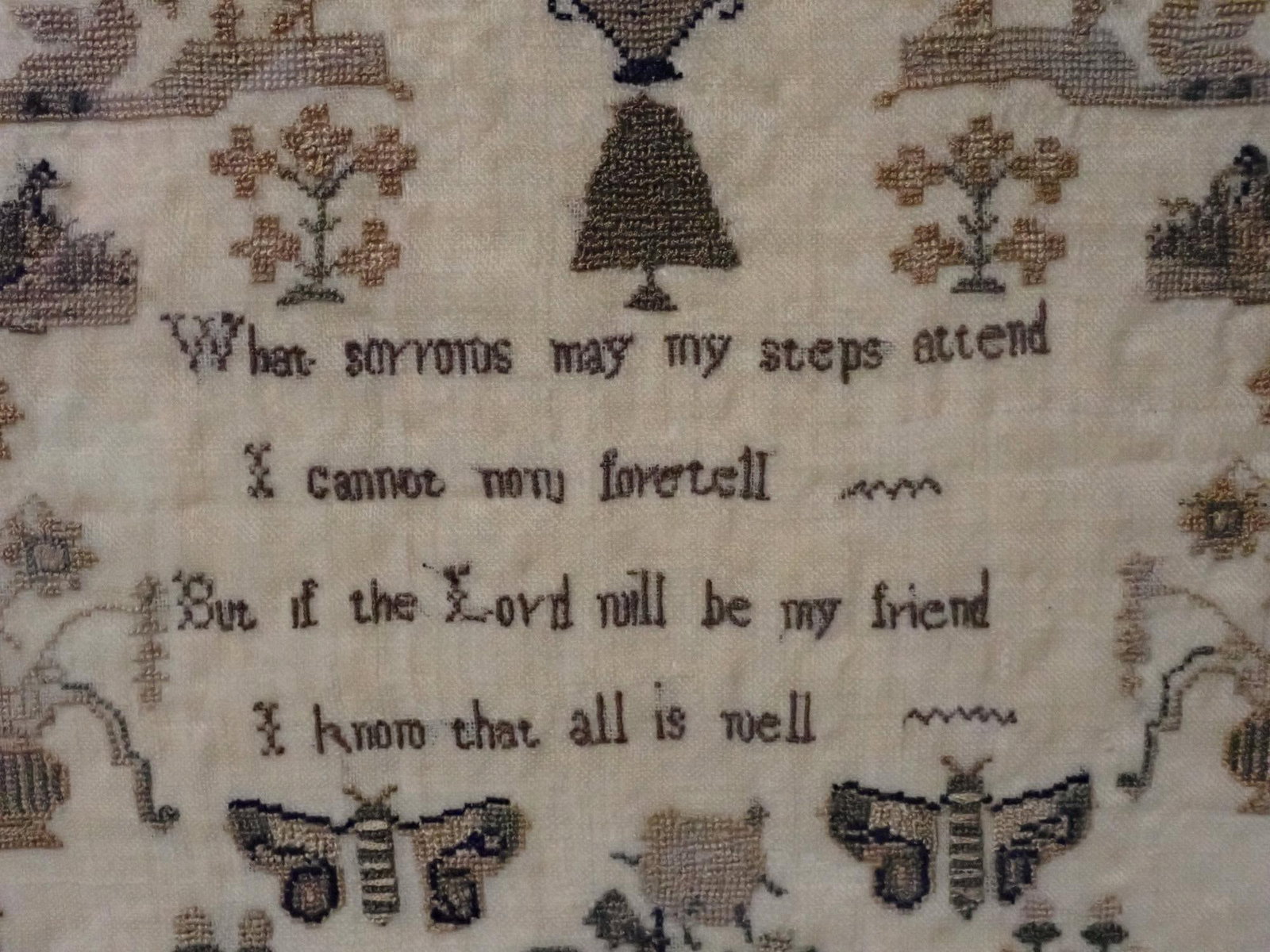 1849 Ann Marie Coley Sampler - 5