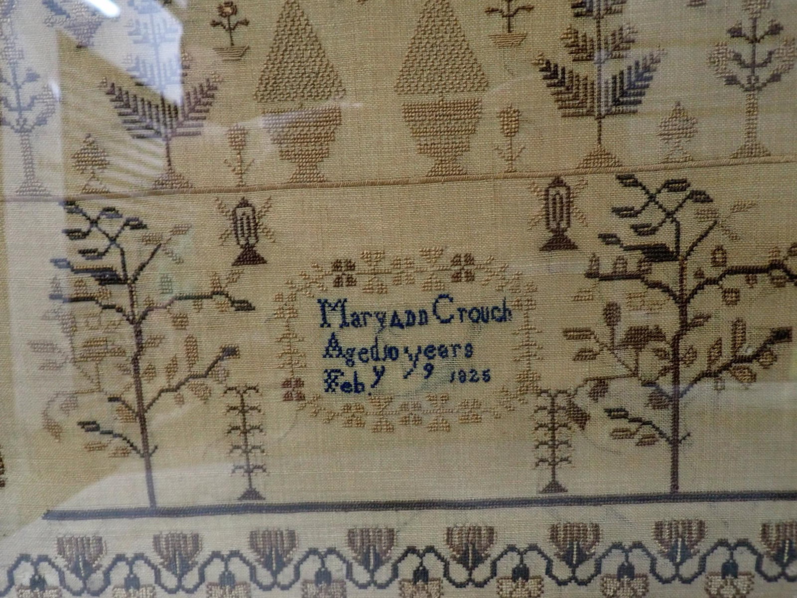 1825 Maryann Crouch Sampler - 2