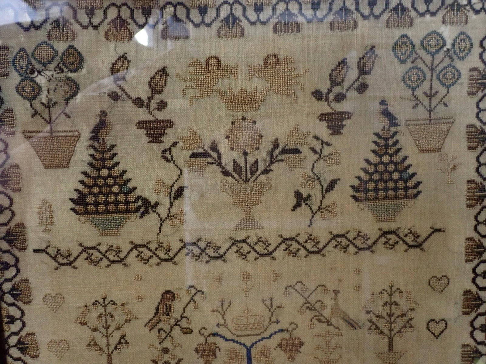 1825 Maryann Crouch Sampler - 3