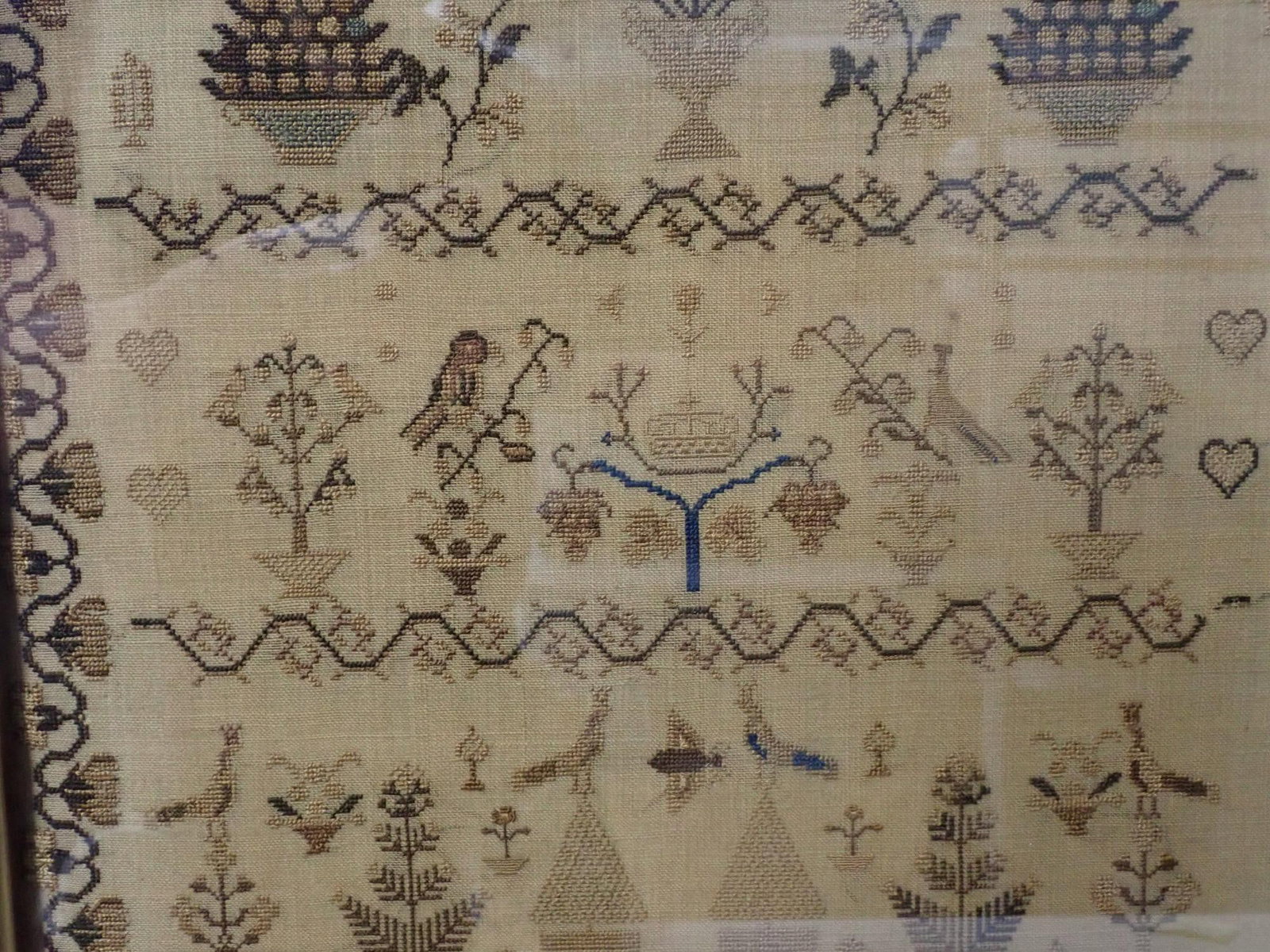 1825 Maryann Crouch Sampler - 4