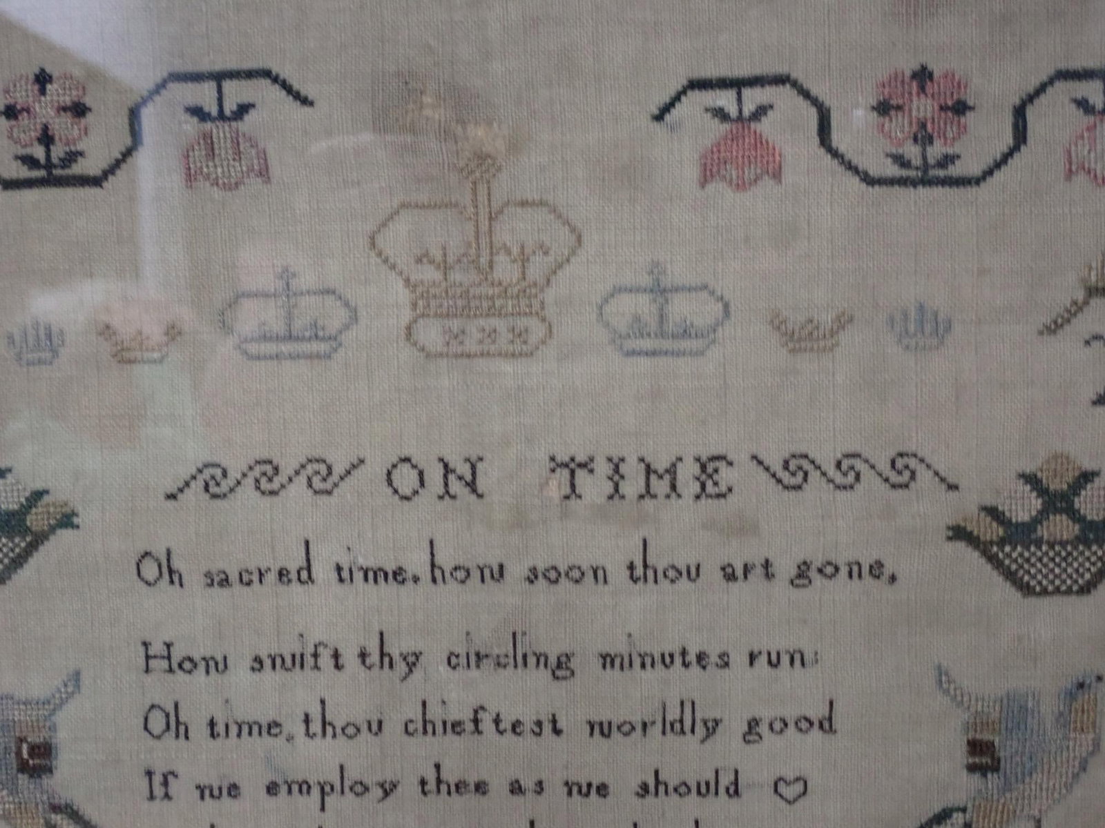 E.B. Sampler not dated - 4