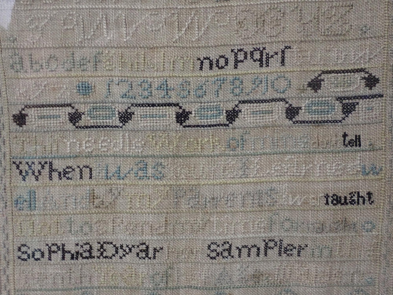 1803 Sophia Dyar Sampler - 3