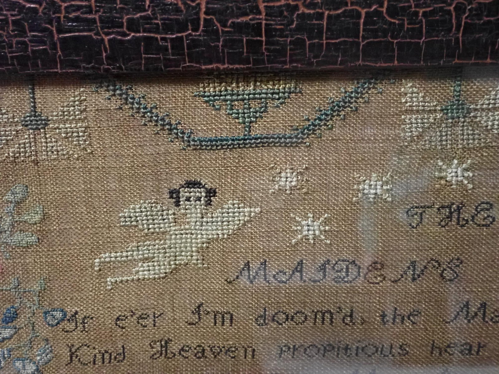 1821 Sarah Crompton Sampler - 6
