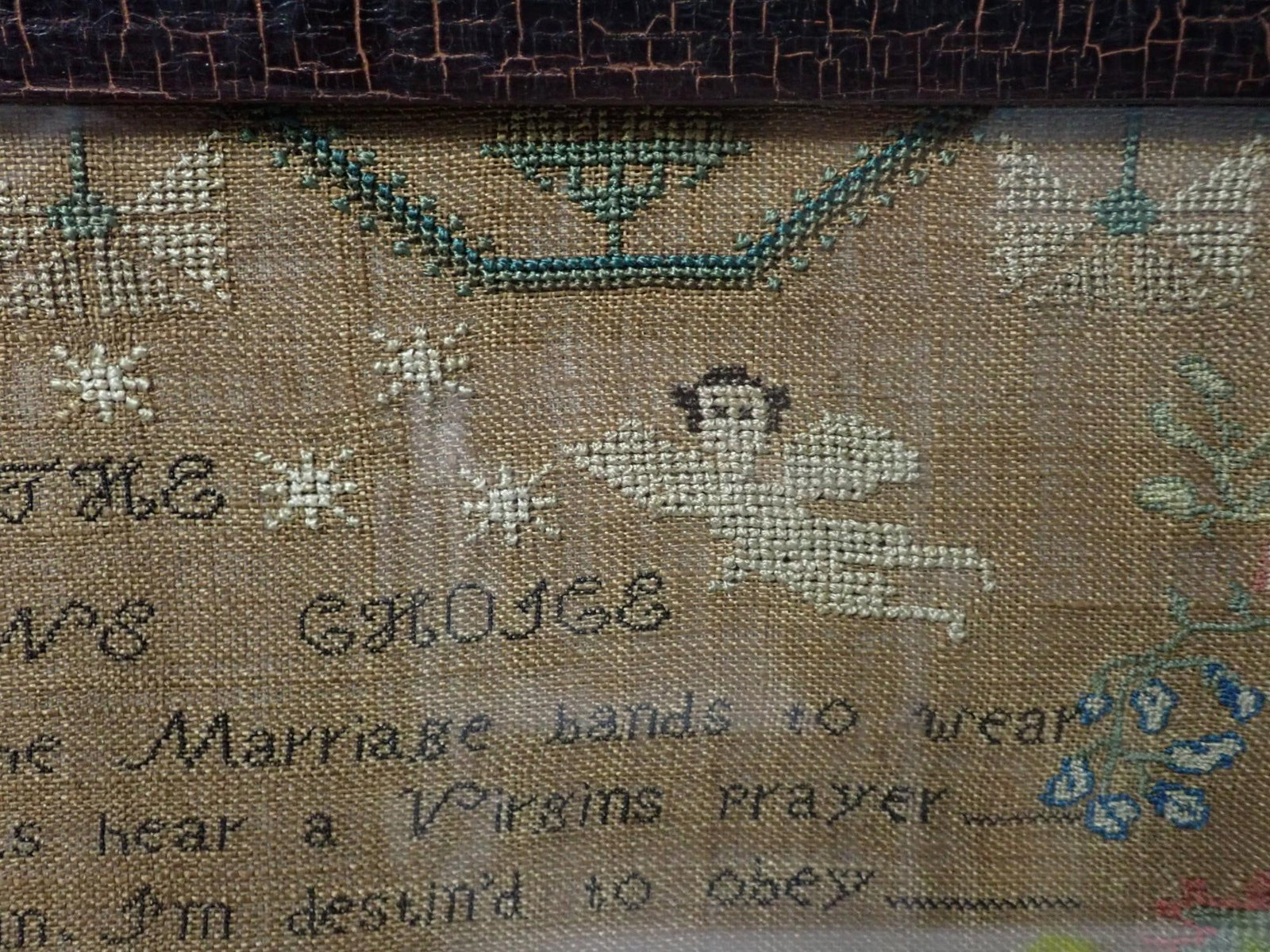 1821 Sarah Crompton Sampler - 7