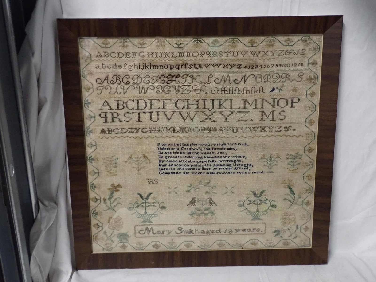 ca 1810 Mary Smith Sampler (1 of 10)