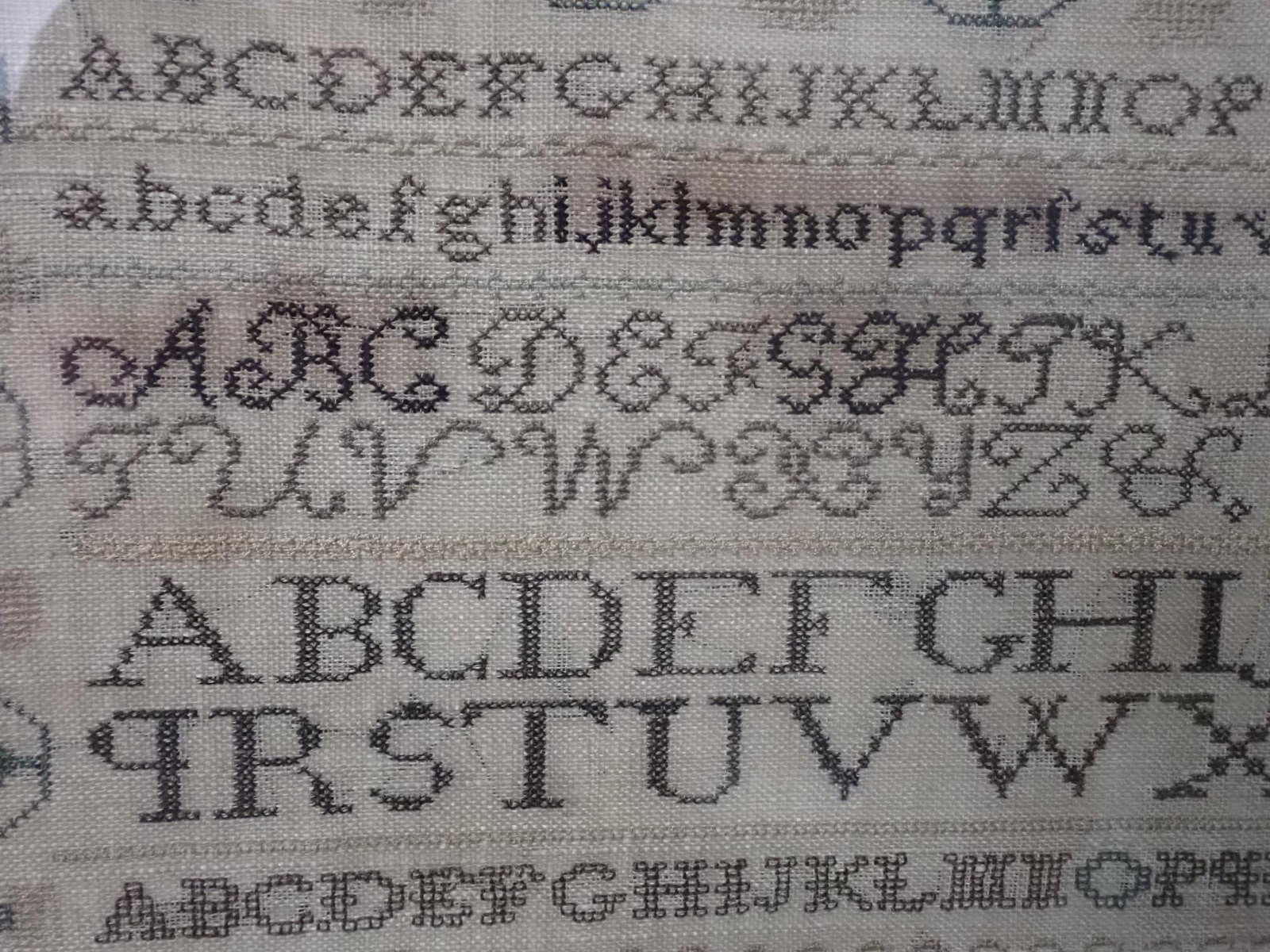 ca 1810 Mary Smith Sampler - 5