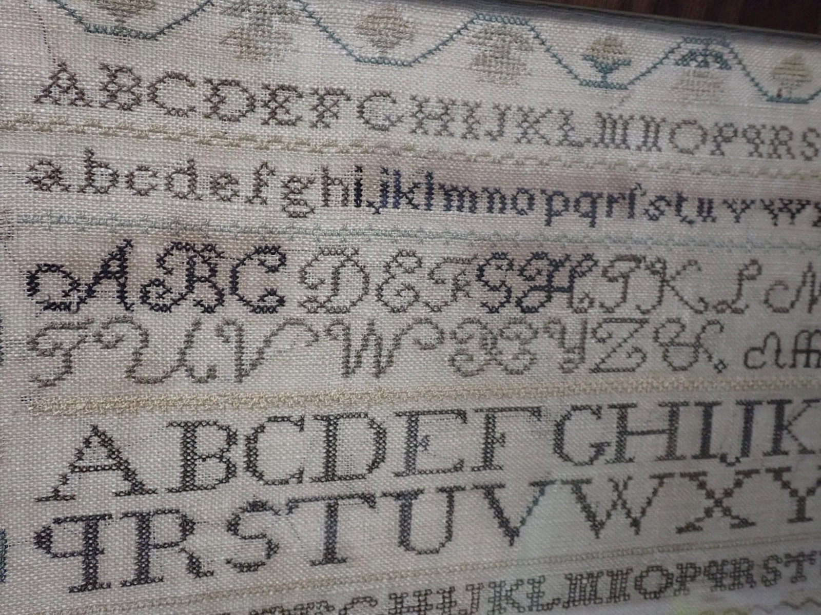 ca 1810 Mary Smith Sampler - 6