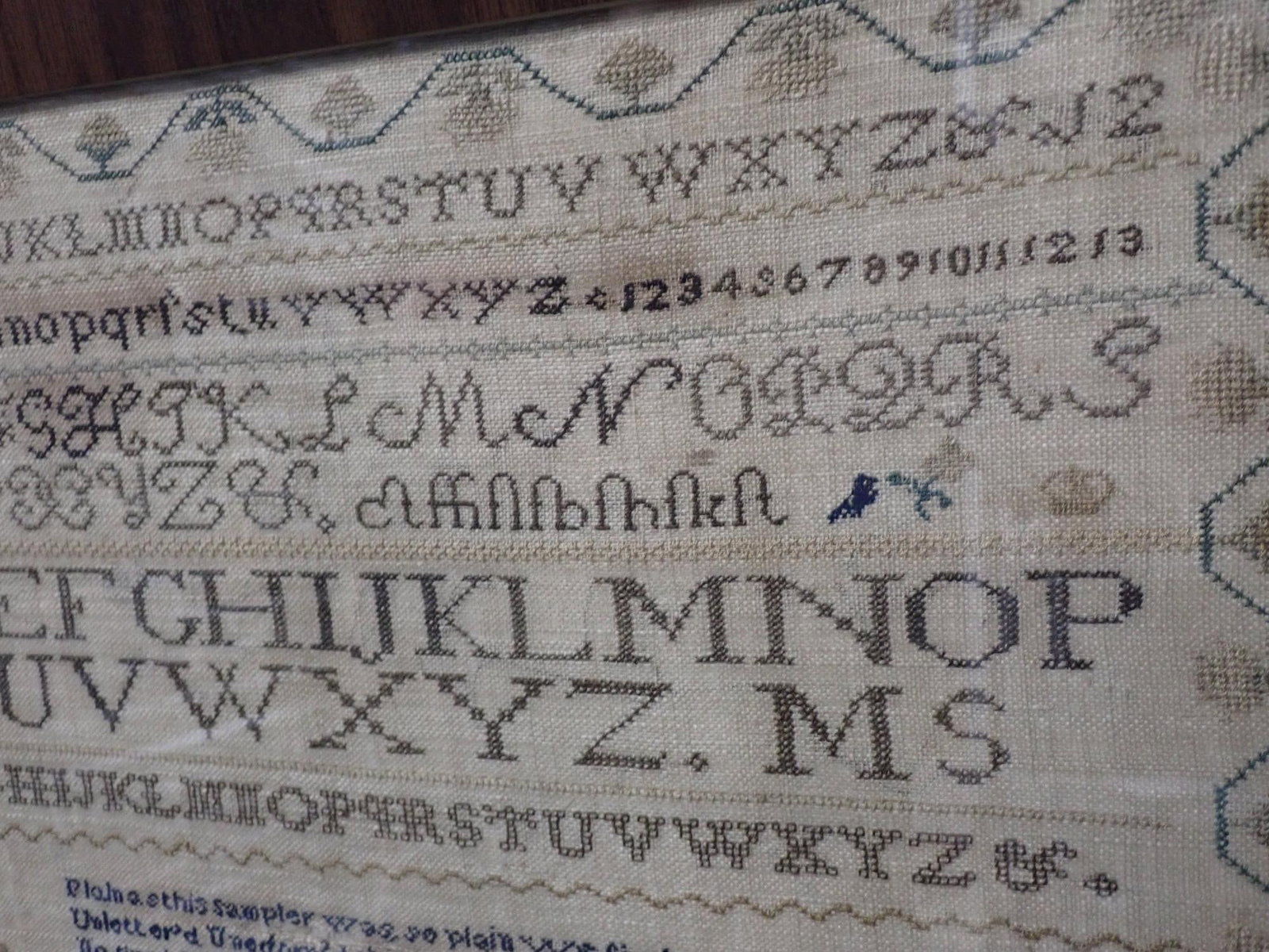 ca 1810 Mary Smith Sampler - 7