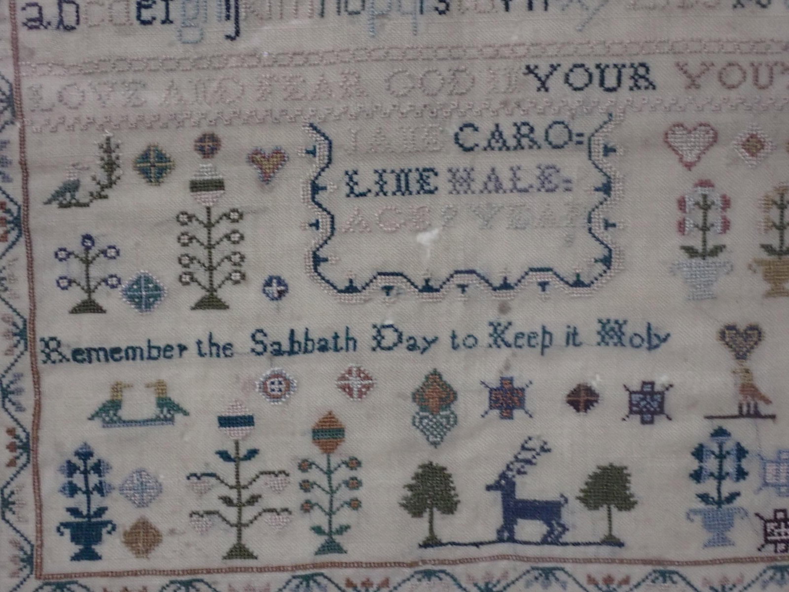 Caroline Hale Sampler - 2