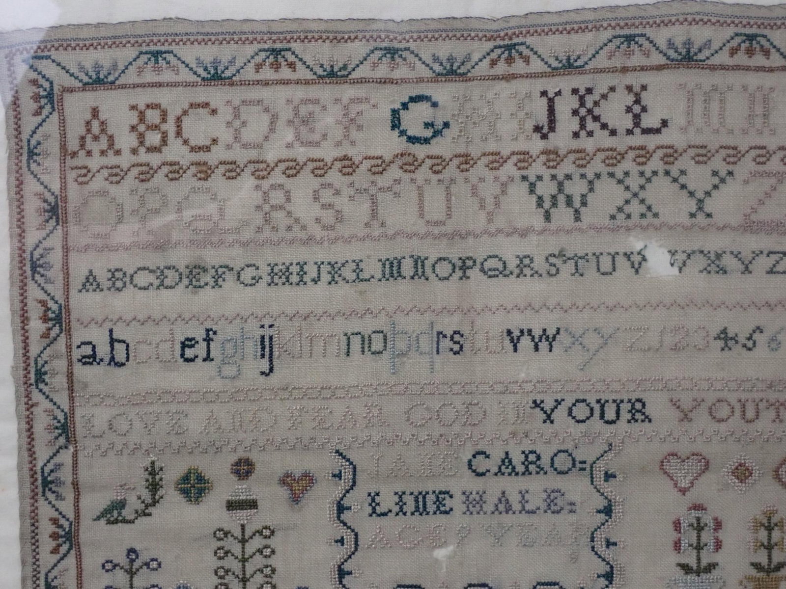 Caroline Hale Sampler - 3