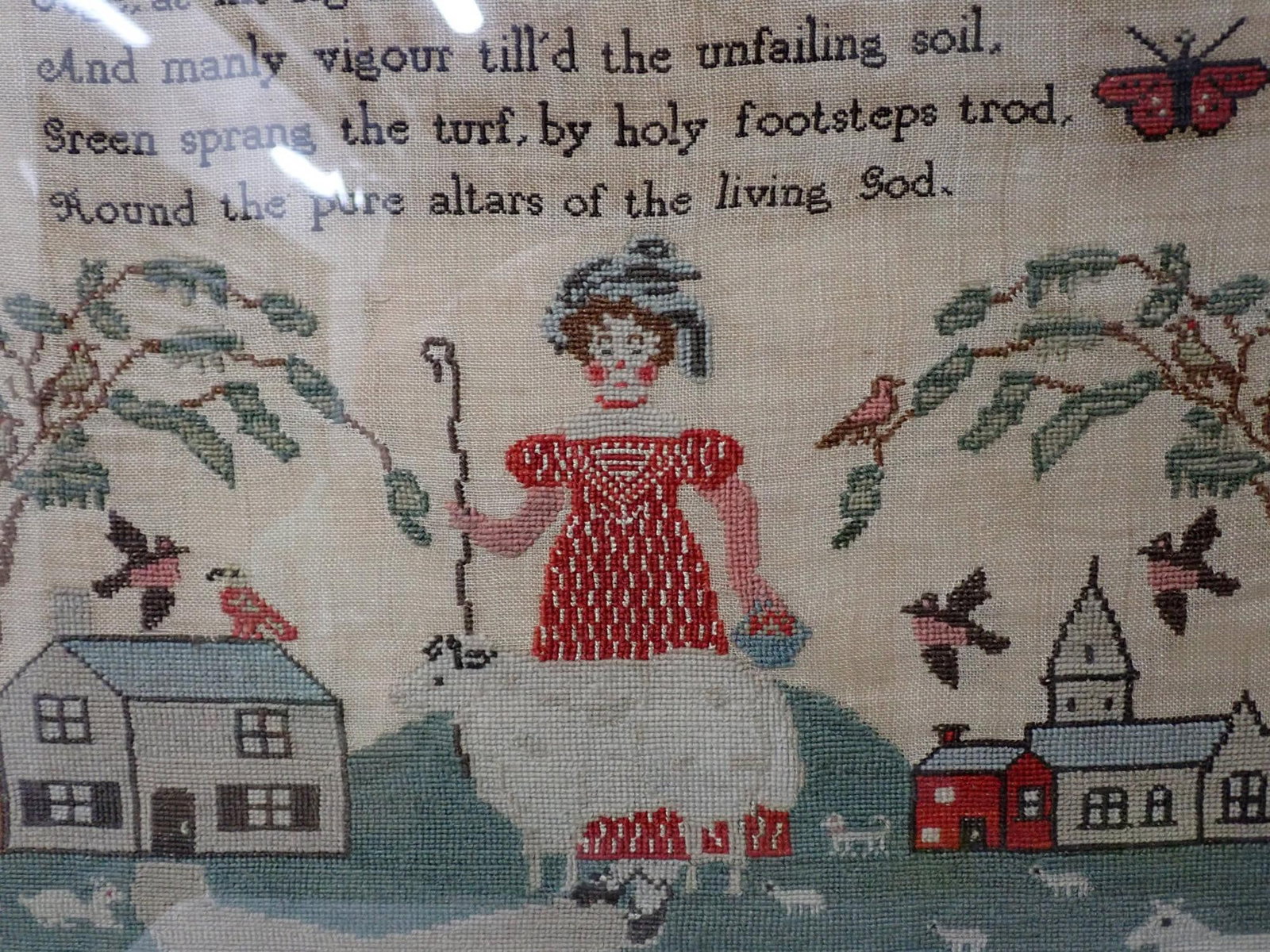 1839 Mary Bannister Sampler - 5
