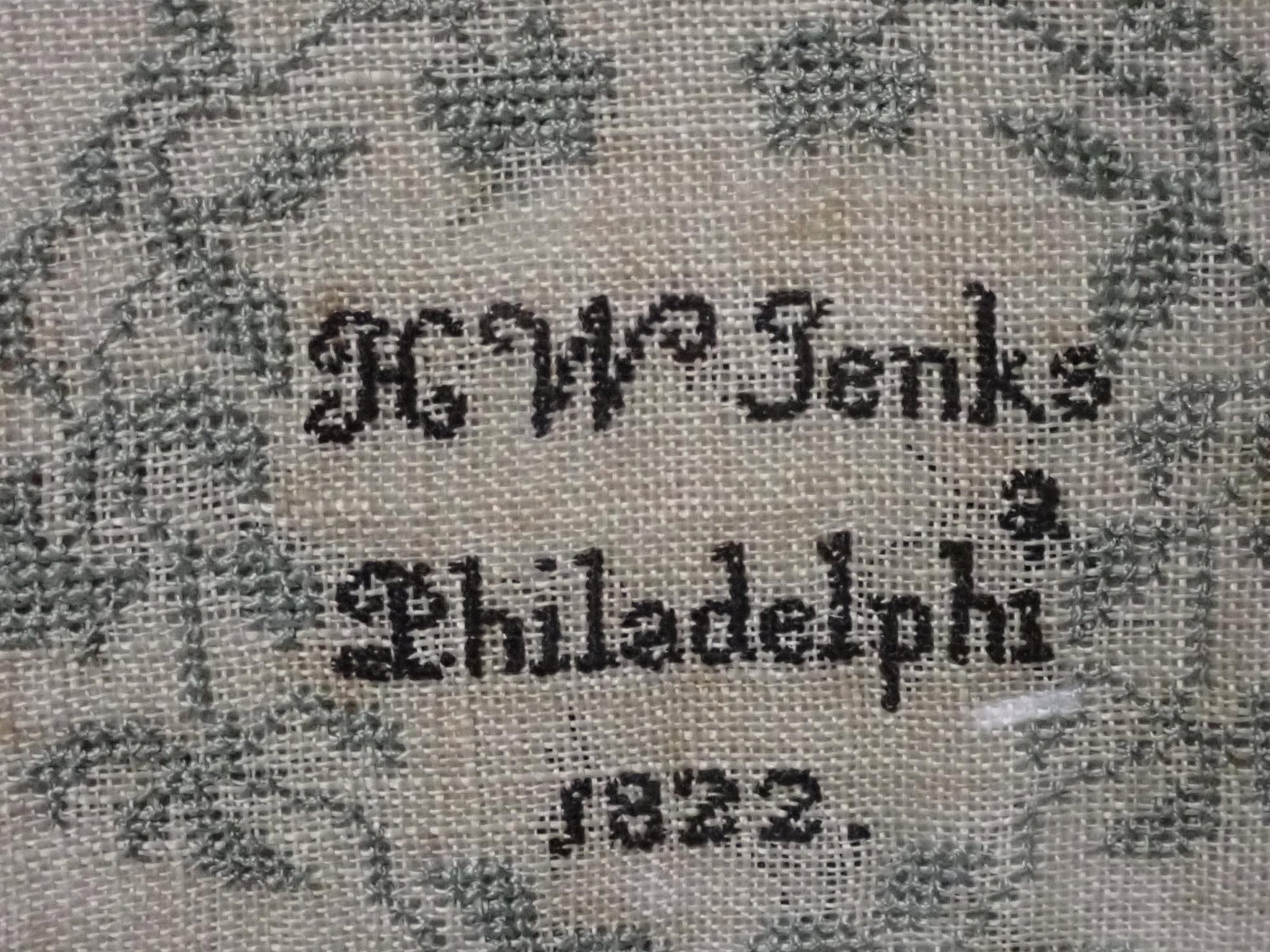 1822 H W Jenks Sampler - 7