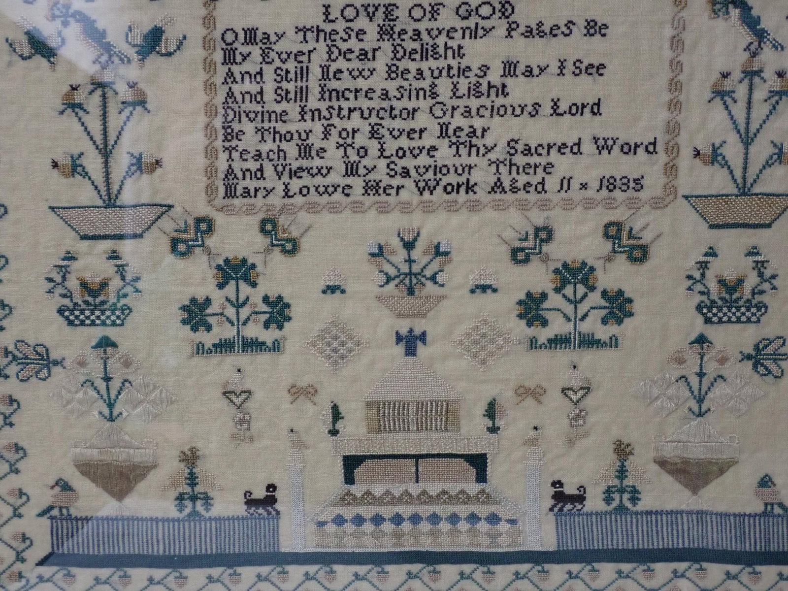 1835 Mary Lowe Sampler - 2