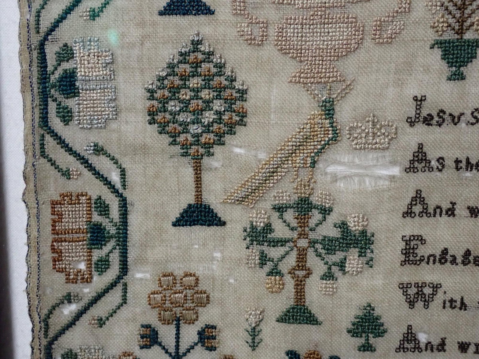 1832 Jane Giles Sampler - 10