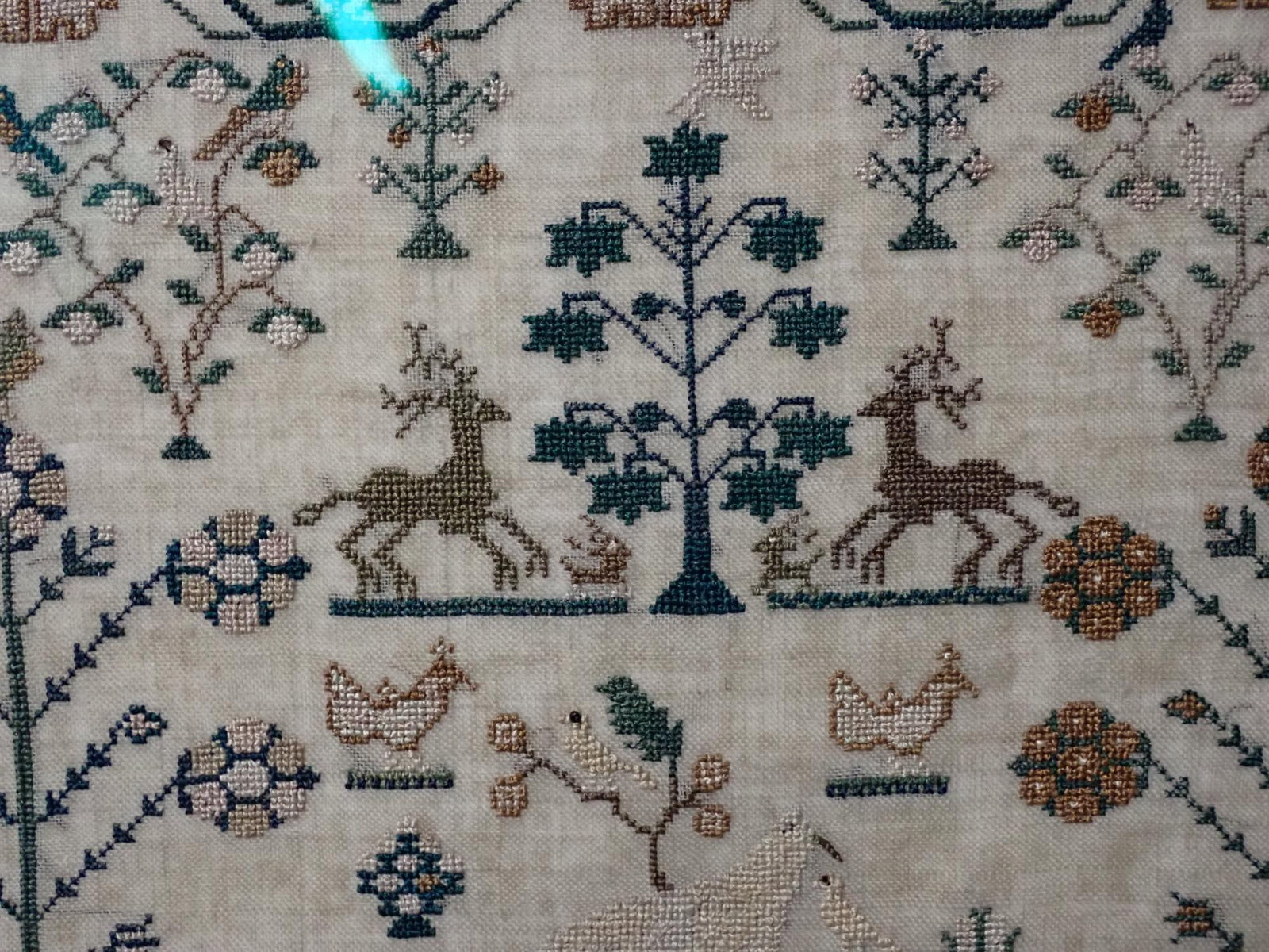 1832 Jane Giles Sampler - 6