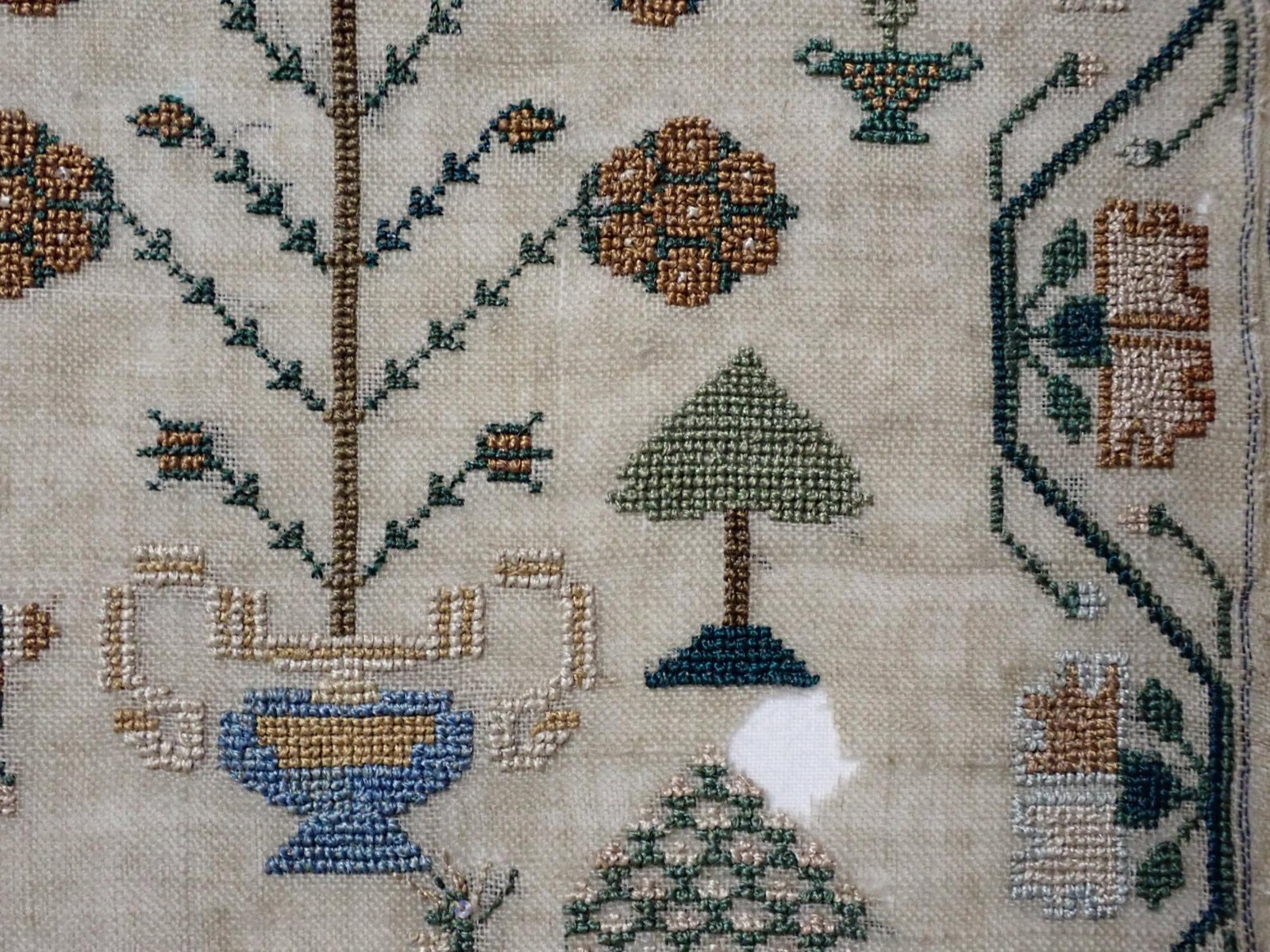 1832 Jane Giles Sampler - 8