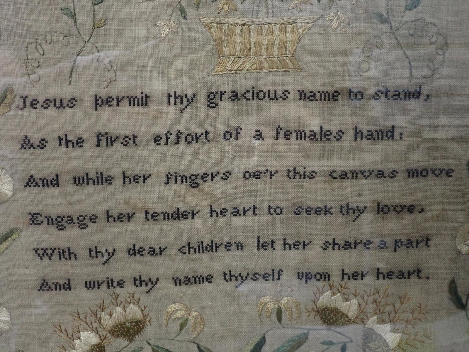 1833 Carole Wightman's Sampler - 4