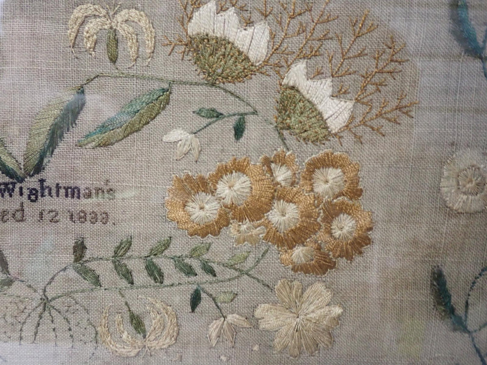 1833 Carole Wightman's Sampler - 8