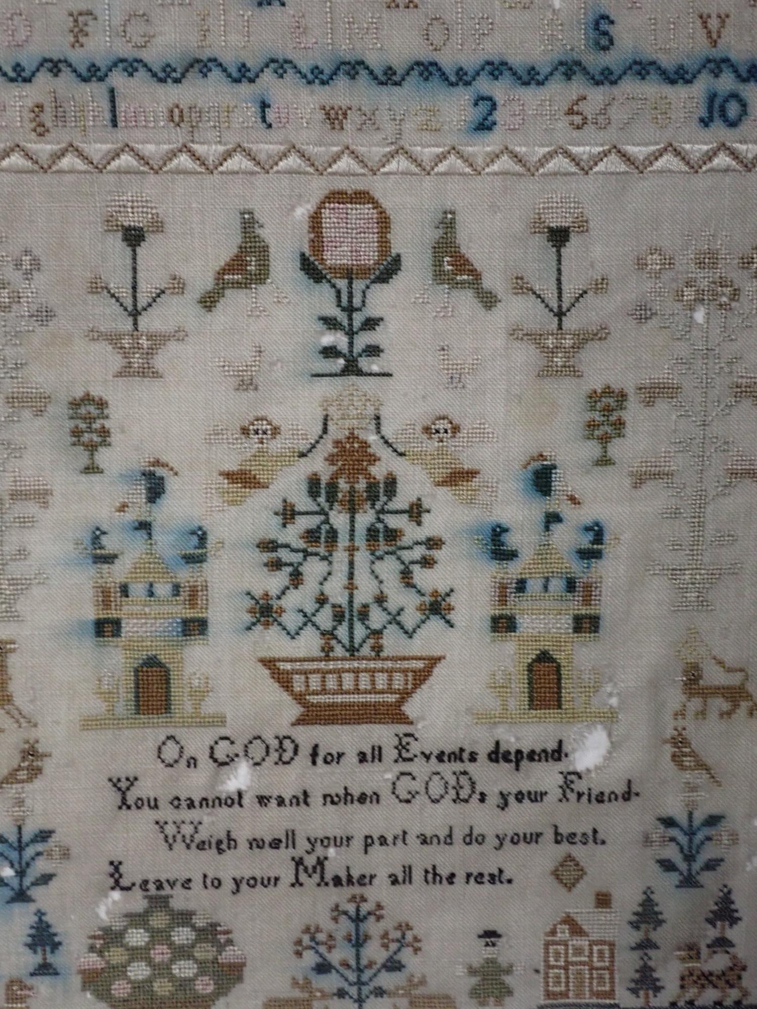 1805 Alice Gulliver Sampler - 4