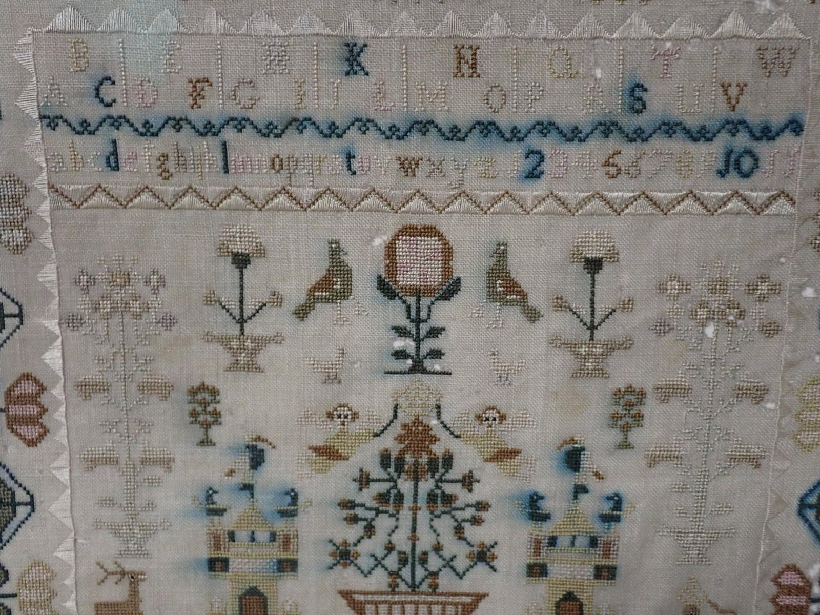 1805 Alice Gulliver Sampler - 9