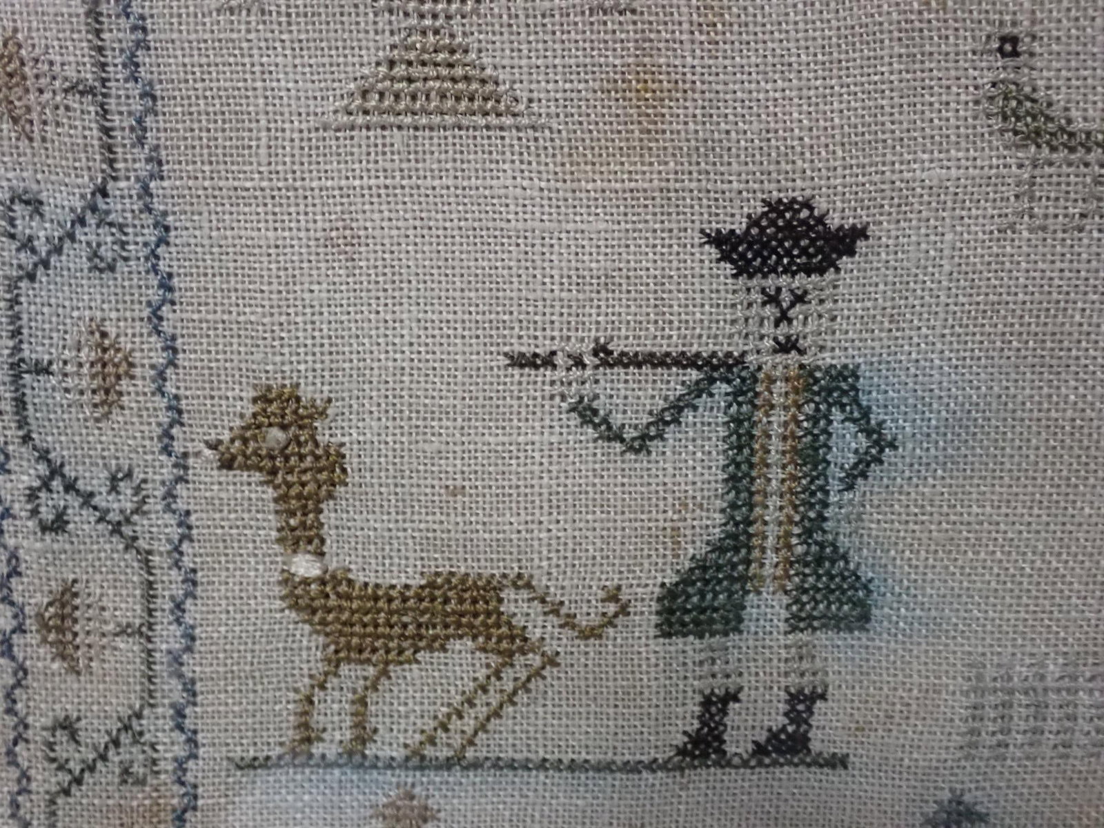 1816 Jane Shepherd Sampler - 13
