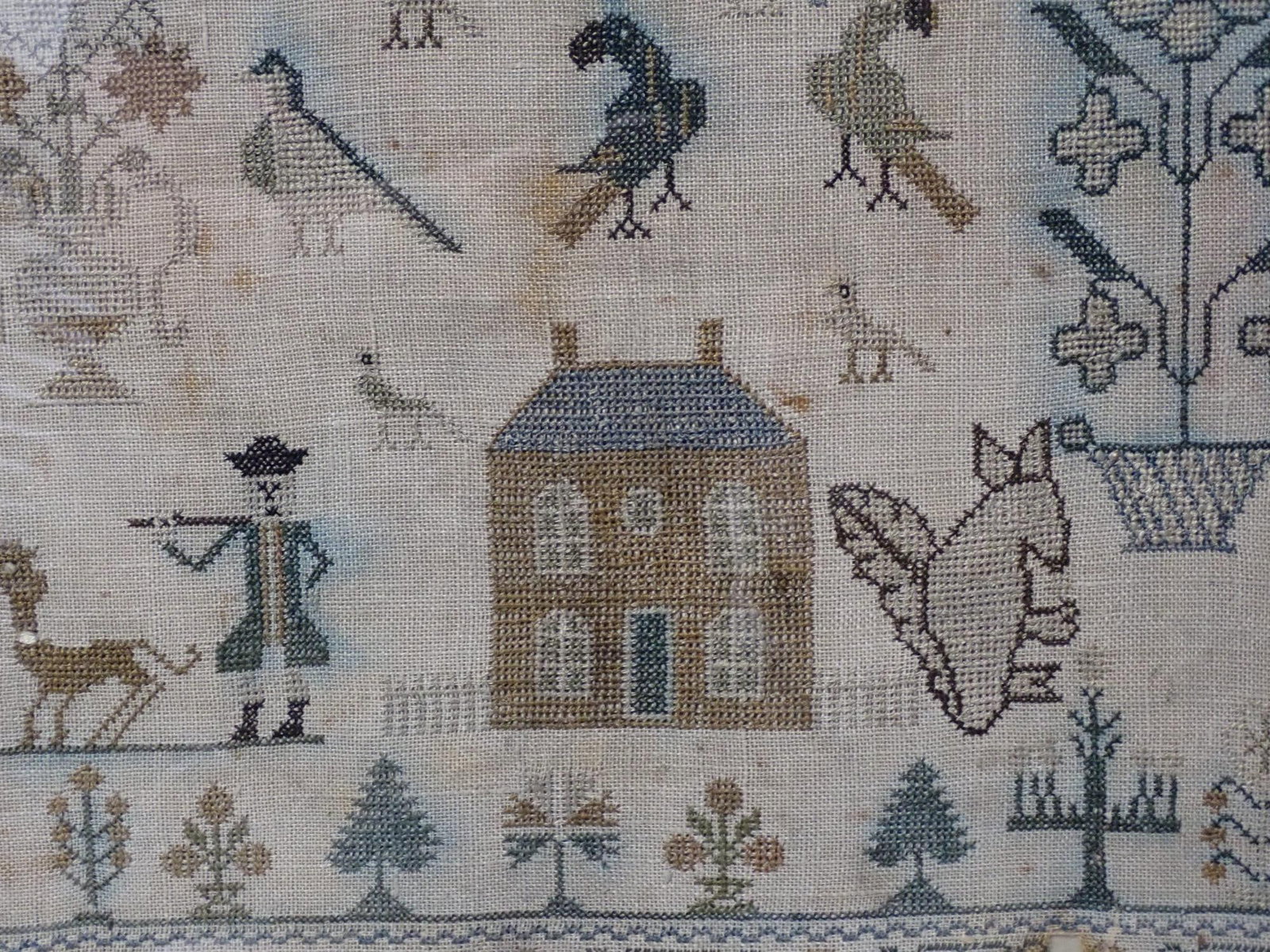 1816 Jane Shepherd Sampler - 3