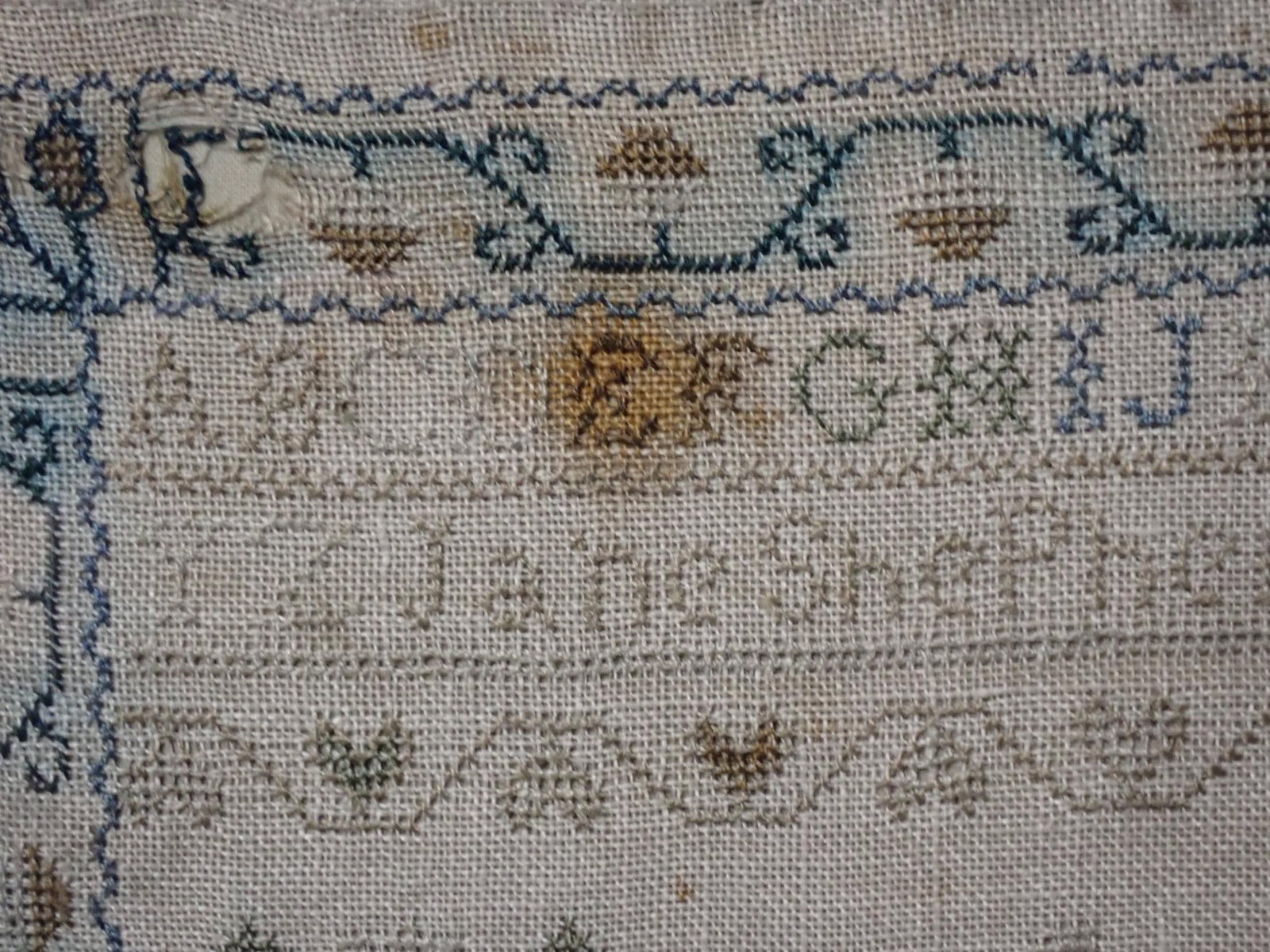 1816 Jane Shepherd Sampler - 5