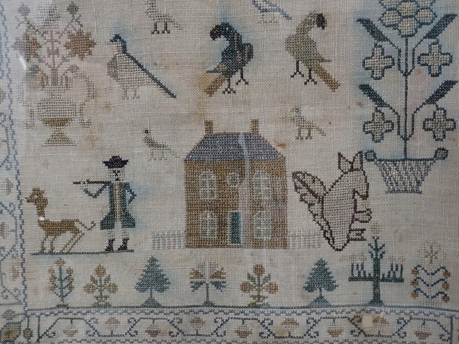 1816 Jane Shepherd Sampler - 8