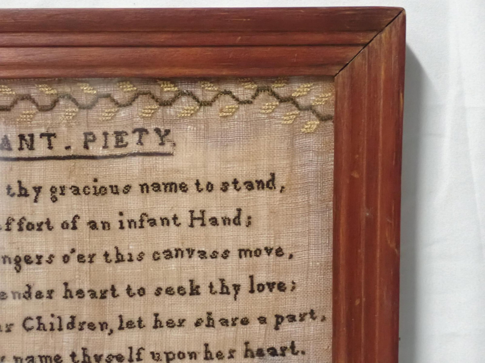 1818 Mary E. Leggett Sampler - 6