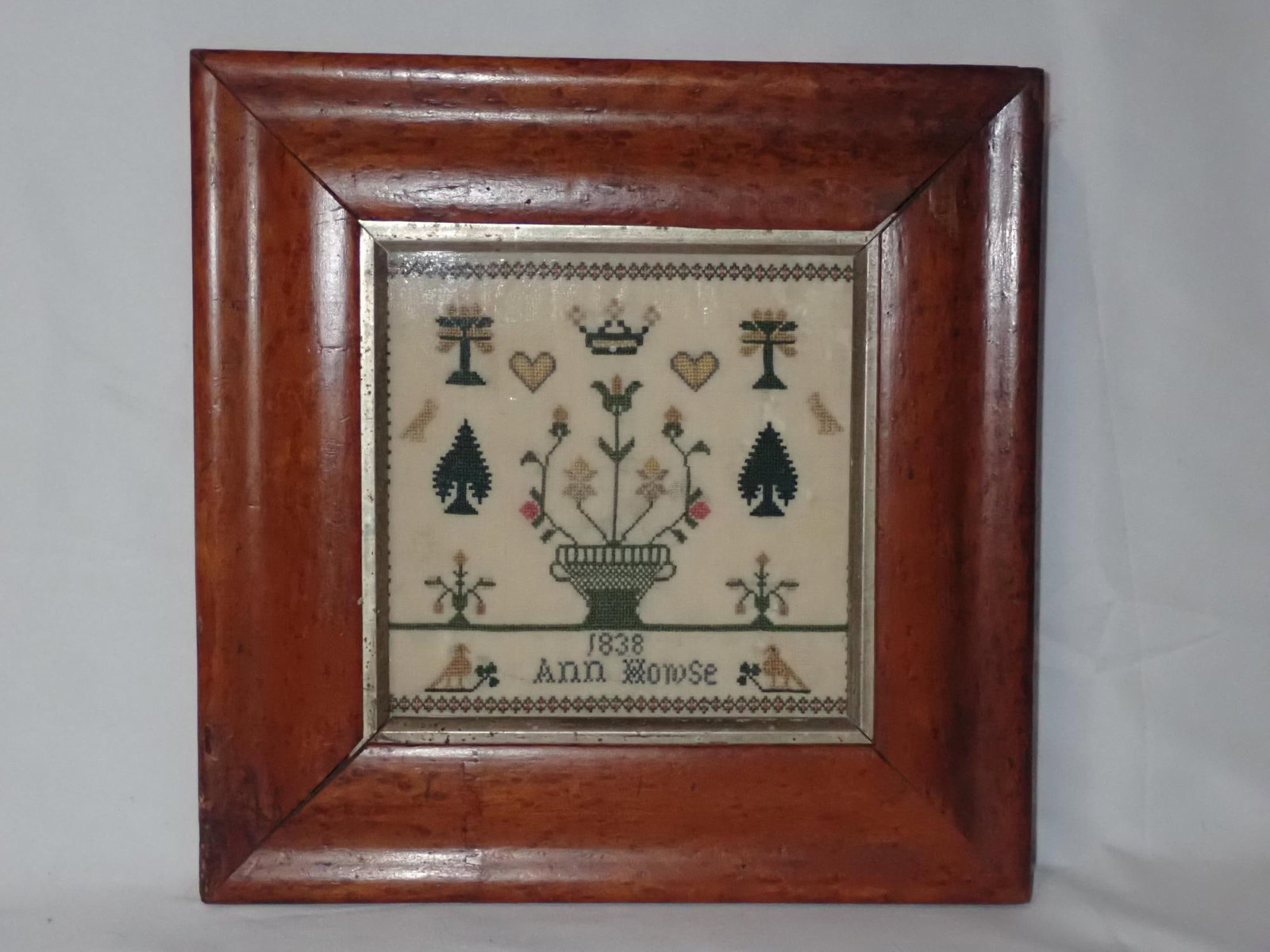 1838 Ann Mowse (?) Sampler (1 of 7)