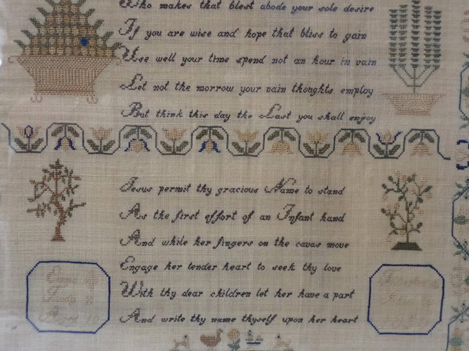 1856 Emma Tandy Sampler - 2