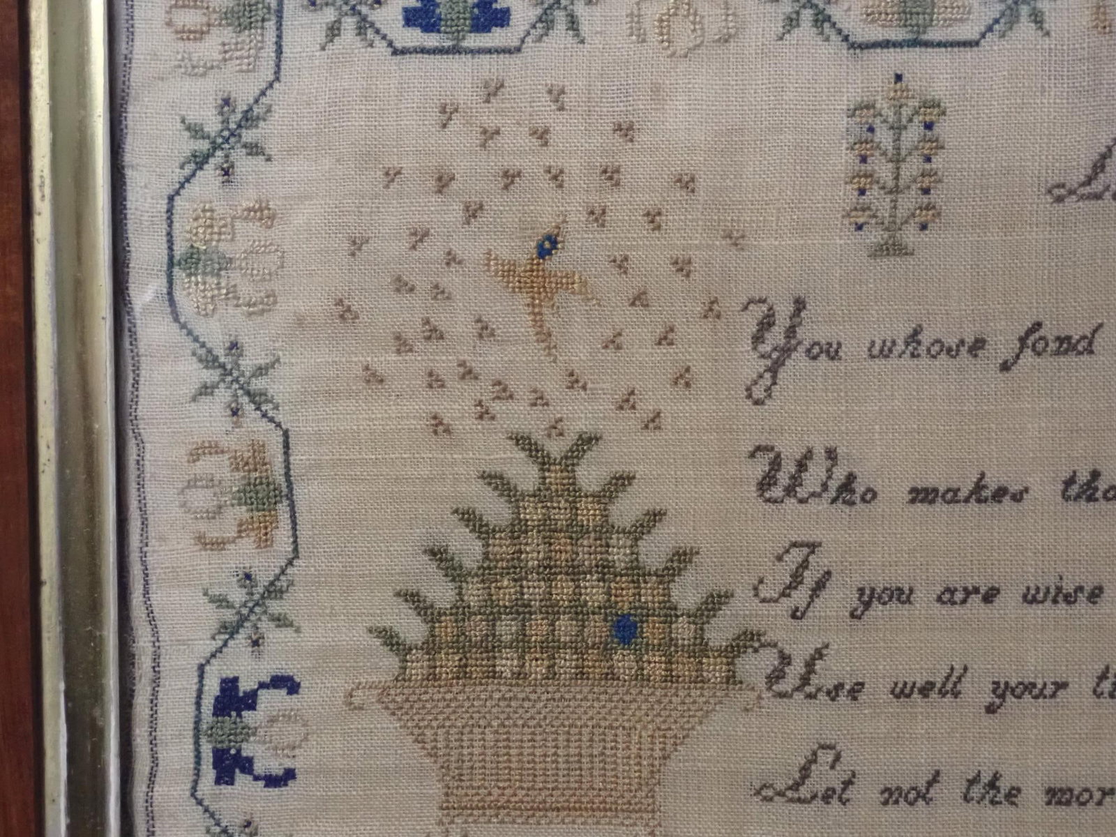 1856 Emma Tandy Sampler - 4