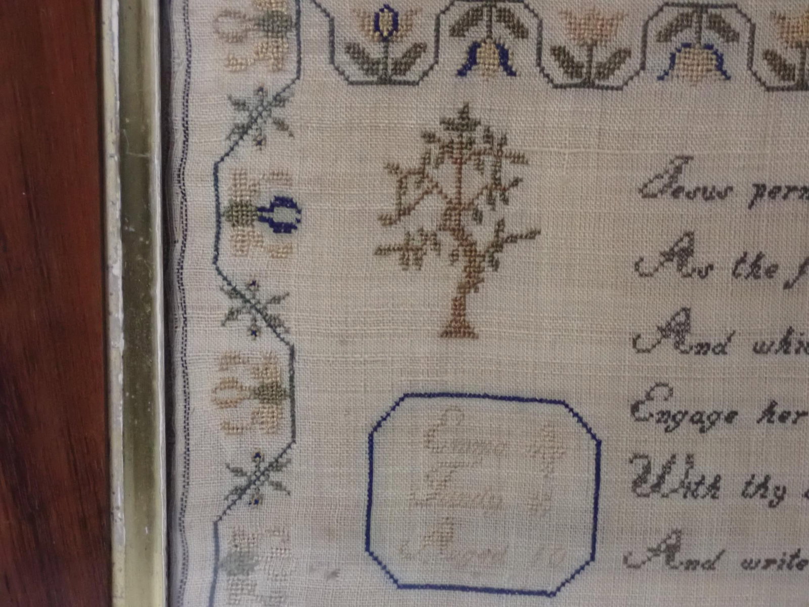 1856 Emma Tandy Sampler - 6