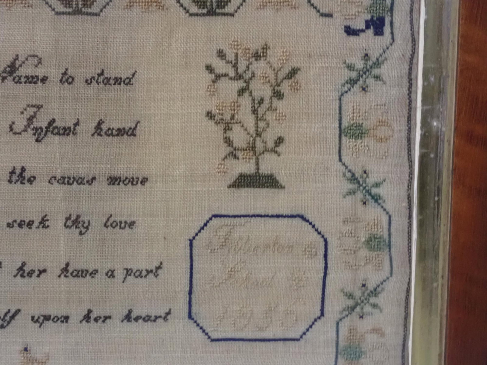 1856 Emma Tandy Sampler - 7