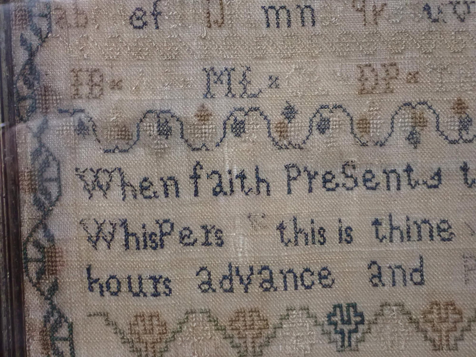 1822 Jane Parkin Sampler - 10