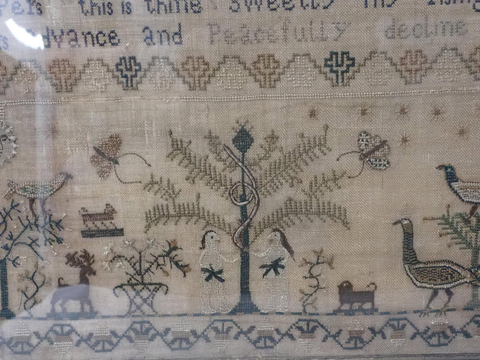 1822 Jane Parkin Sampler - 2