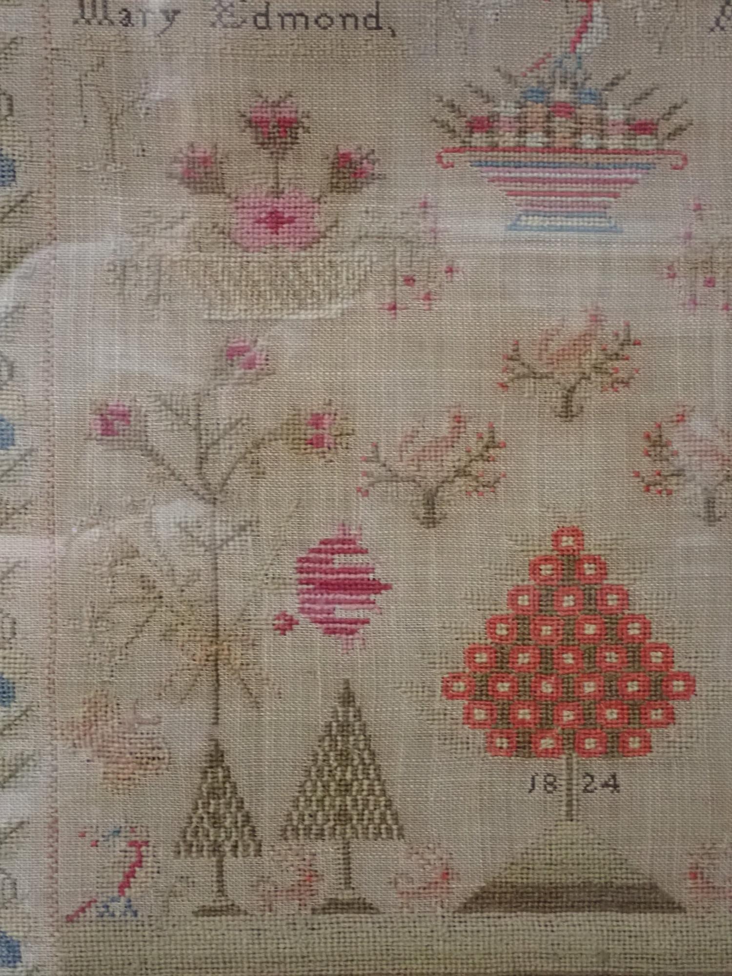 1824 Mary Edmond Sampler - 11