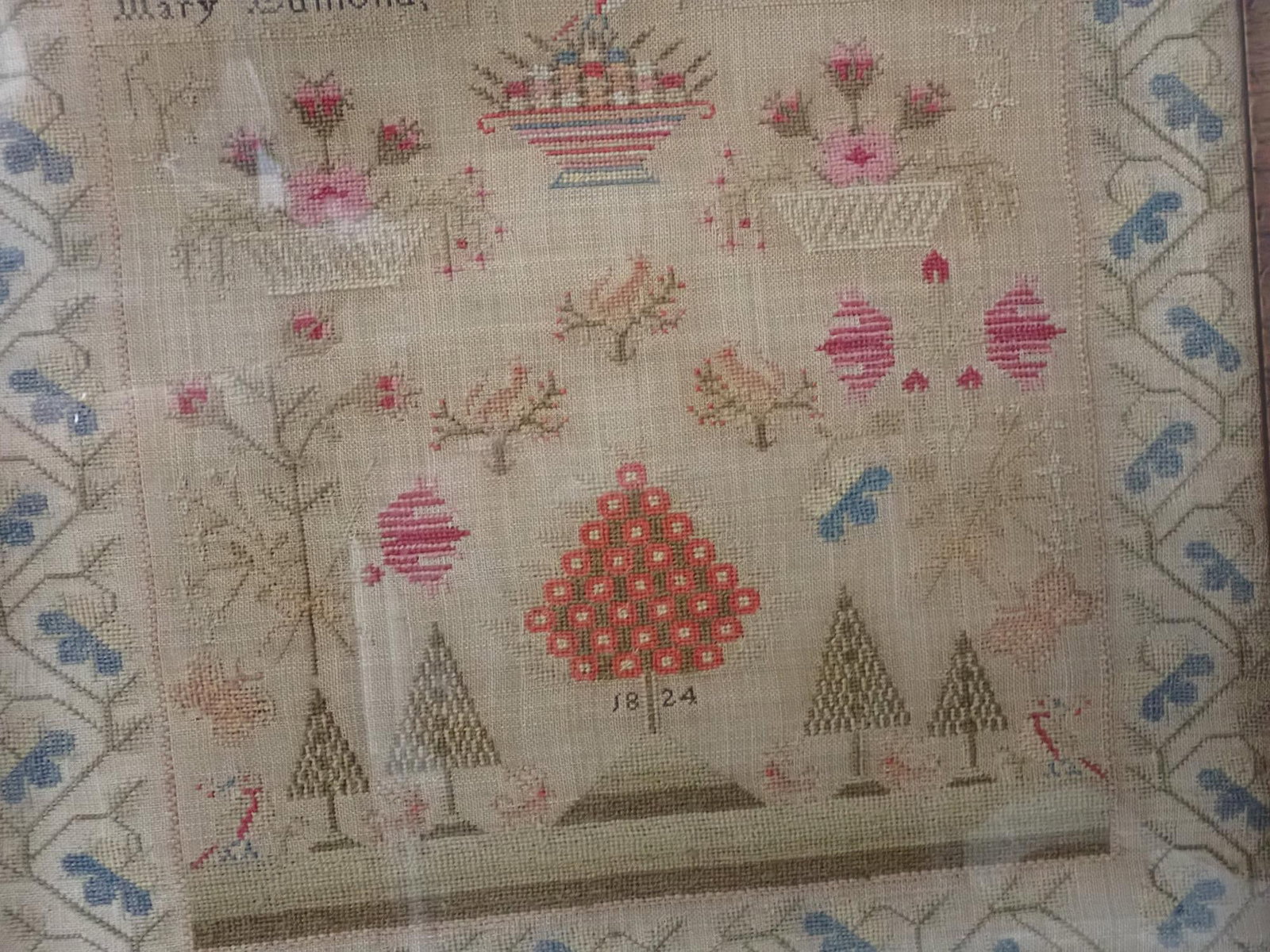 1824 Mary Edmond Sampler - 3