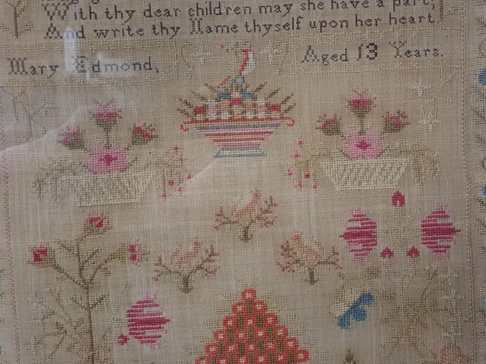1824 Mary Edmond Sampler - 4