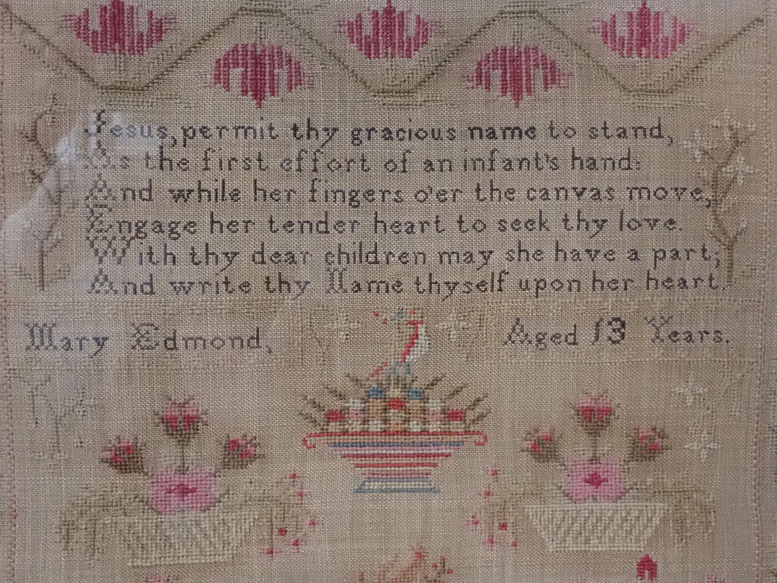 1824 Mary Edmond Sampler - 5